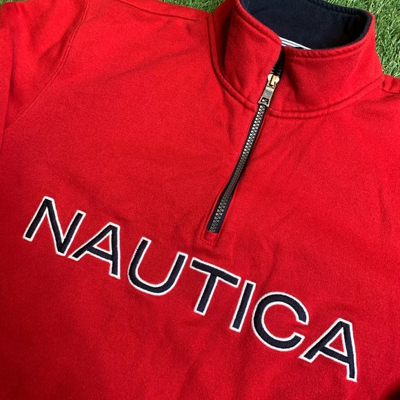 Nautica Quarter Zip Sweater - Picture 2 of 3
